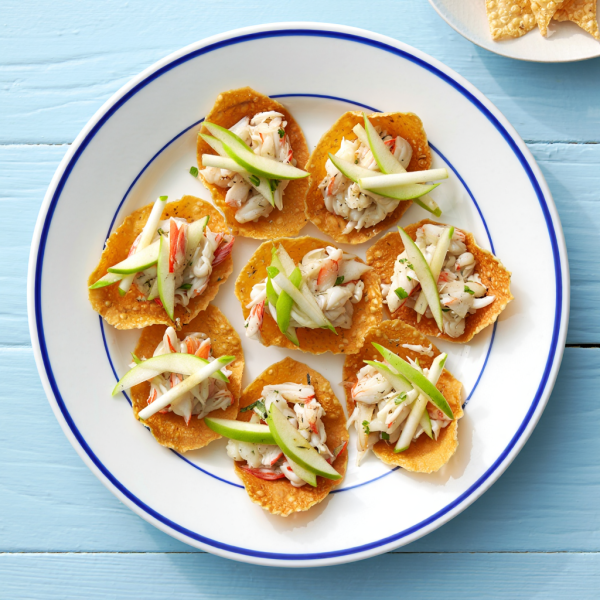 蟹肉青蘋果沙律脆片