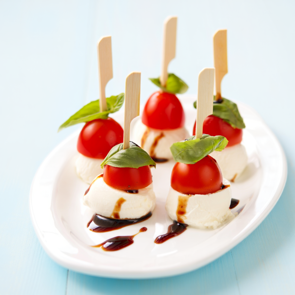 水牛莫扎里拉芝士及櫻桃番茄串