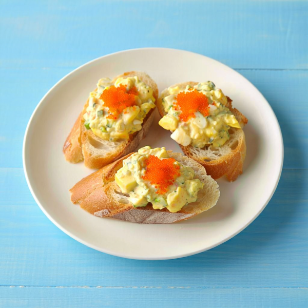 蟹子蛋沙律意式麵包 12件