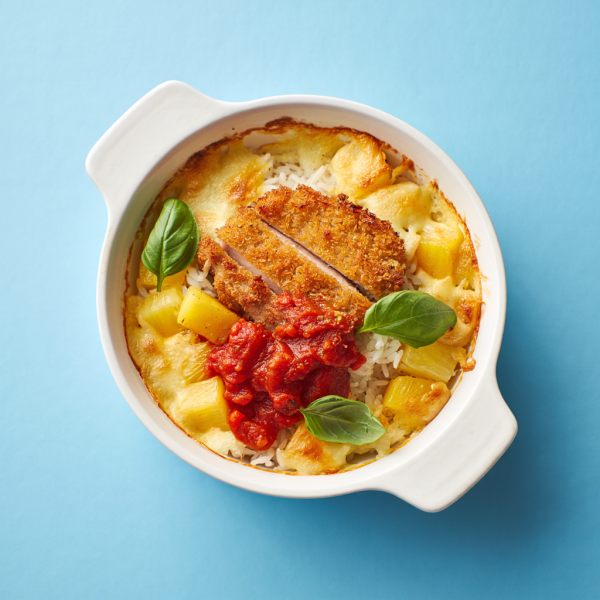 菠蘿番茄芝士焗豬扒飯