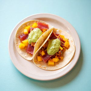 8 (6) 金槍魚芒果墨西哥捲餅