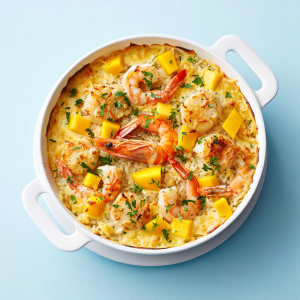 9 (1) 香芒焗海鮮飯